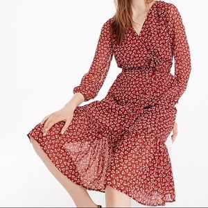 J. Crew Point Sur faux-wrap dress